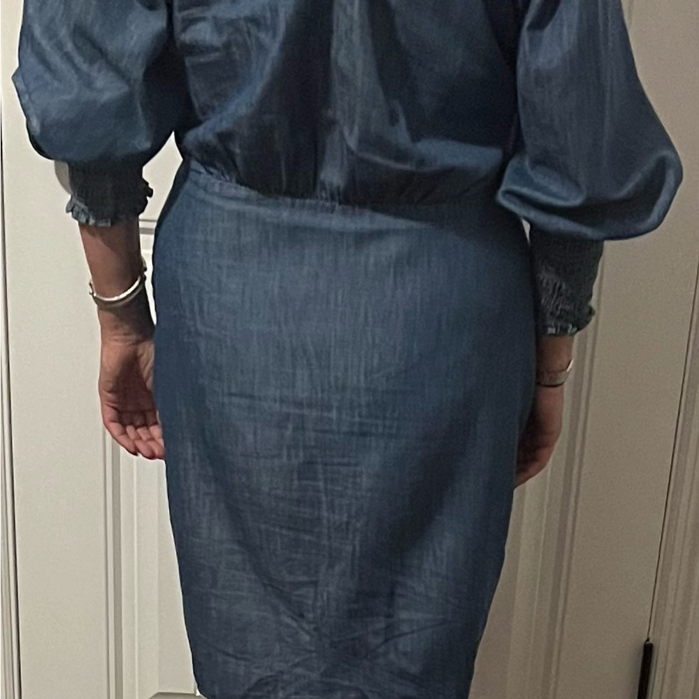 Veronica Beard Allie Dress in Yale Blue. Size 6. Excellent condition! - Picture 8 of 8